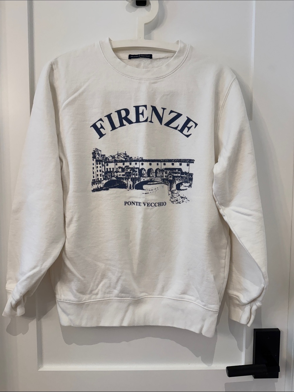 Brandy Melville Italy Firenze Ponte Vecchio Crewneck and stickers